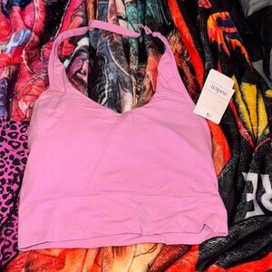 Light Pink Halter Top